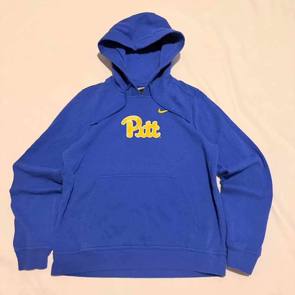 Nike Hoodie Women Small Royal Blue Pitt Panthers Collegiate Pullover CK1916-480